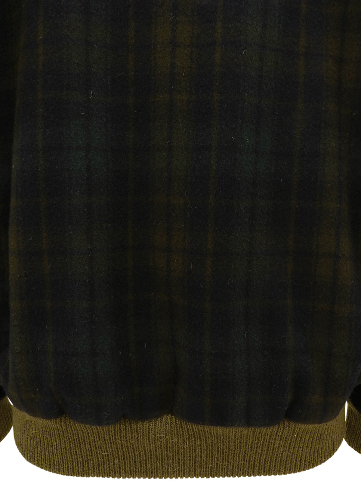 チェックパターンホースキャリッジボタンブルソン カーキ/マルチ