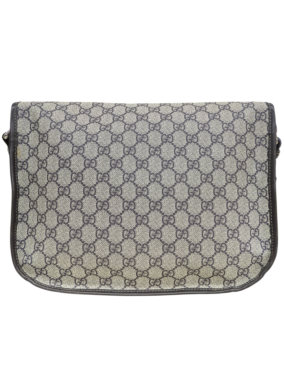 GG Pattern Messenger Bag Beige/Navy
