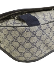 GG Pattern Messenger Bag Beige/Navy