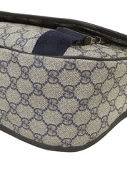 GG Pattern Messenger Bag Beige/Navy