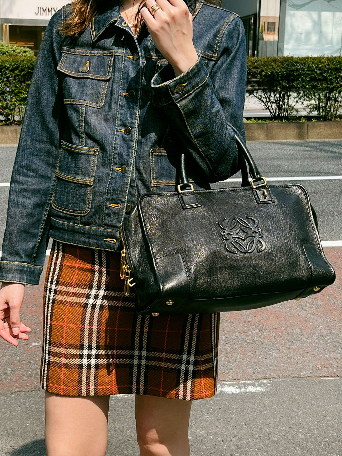 アナグラムアマソナハンドバッグ ブラック