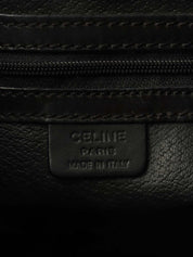 マカダムパターンロゴエンボスハンドバッグ ブラウン/ブラック