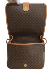 棕色碎石图案单肩包