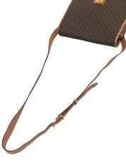 棕色碎石图案单肩包