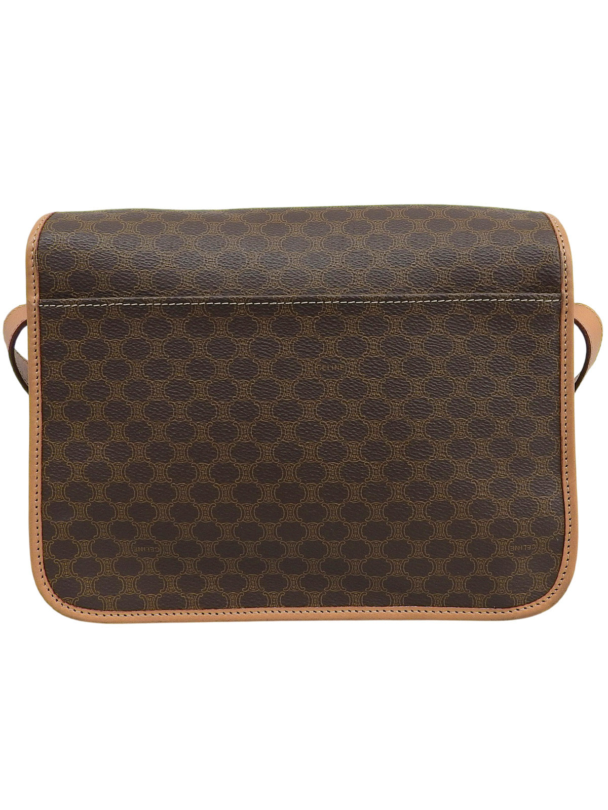 棕色碎石图案单肩包