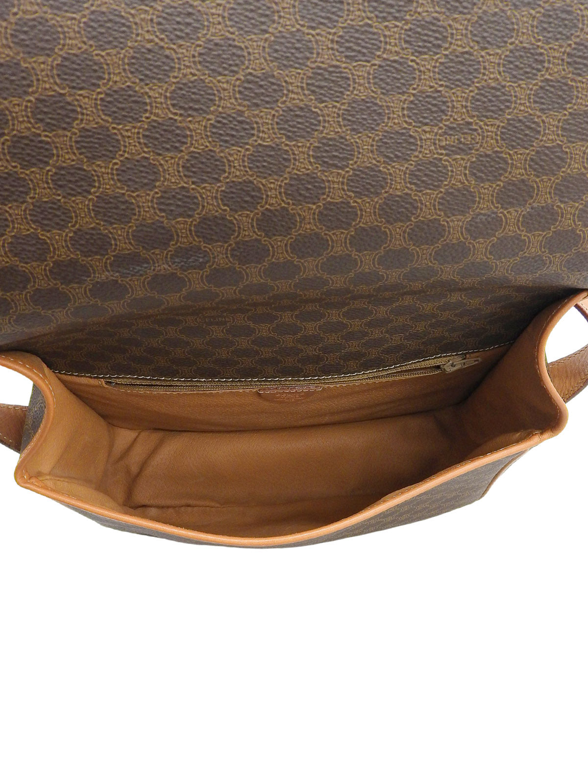 棕色碎石图案单肩包