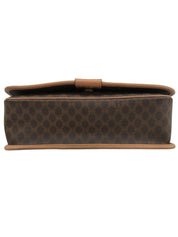 棕色碎石图案单肩包