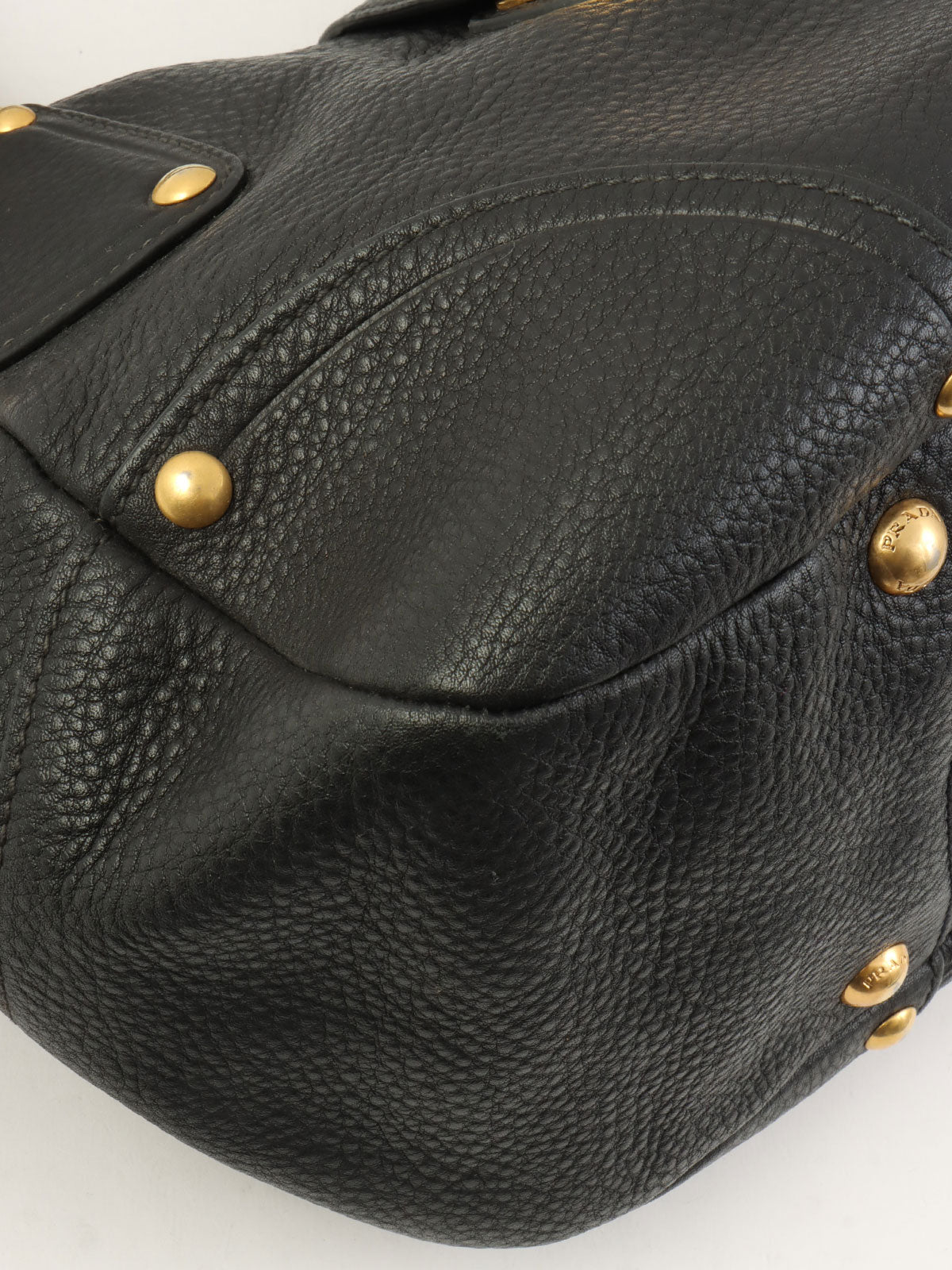 Logo Plate Tote Bag Black