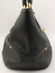 ロゴプレートトートバッグ ブラック