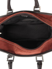 波尔多红/深棕色麂皮Anagram Amazona手提包