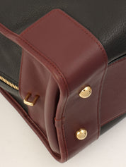 Anagram Amazona Boston Bag Black/Bordeaux/Brown