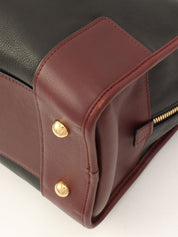 Anagram Amazona Boston Bag Black/Bordeaux/Brown