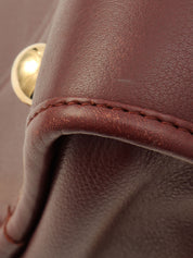 Anagram Amazona Boston Bag Black/Bordeaux/Brown