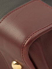 Anagram Amazona Boston Bag Black/Bordeaux/Brown