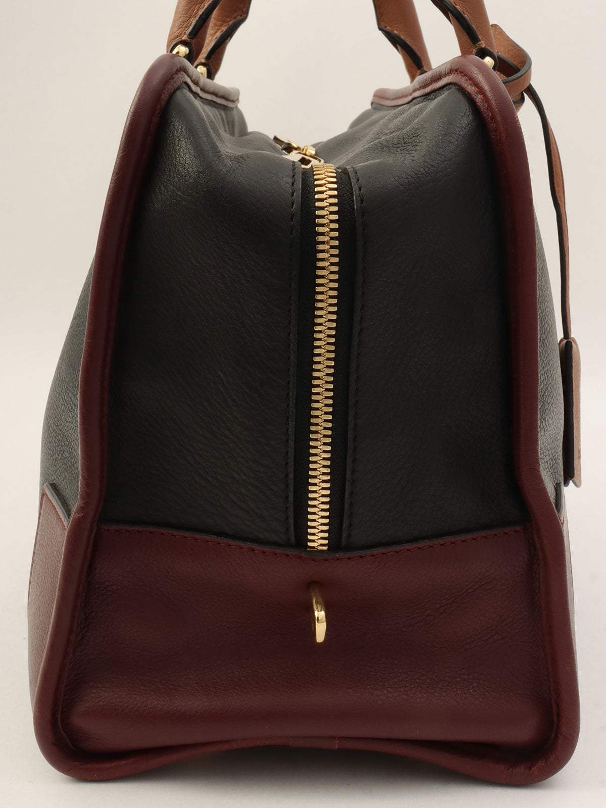 Anagram Amazona Boston Bag Black/Bordeaux/Brown