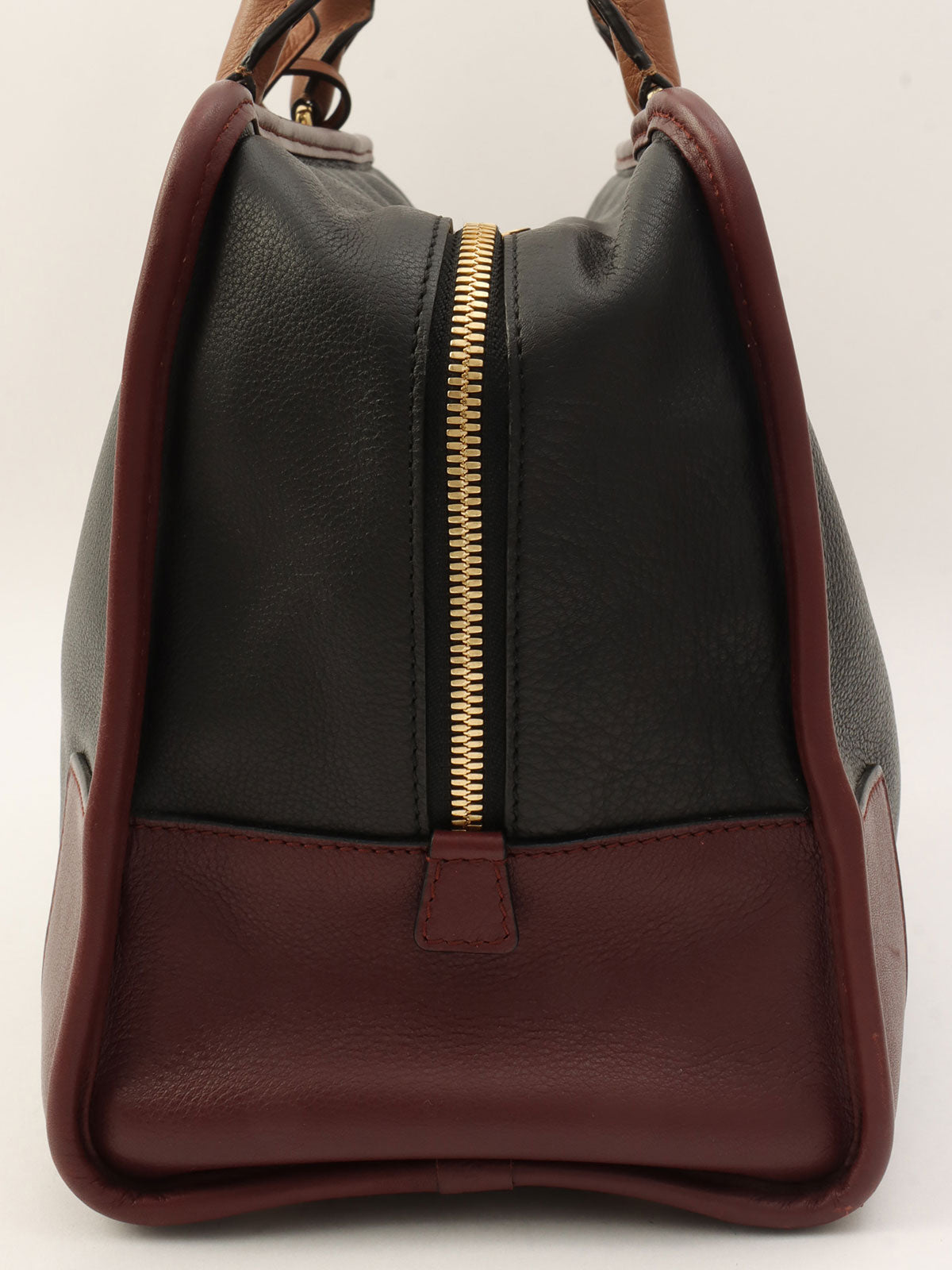 Anagram Amazona Boston Bag Black/Bordeaux/Brown
