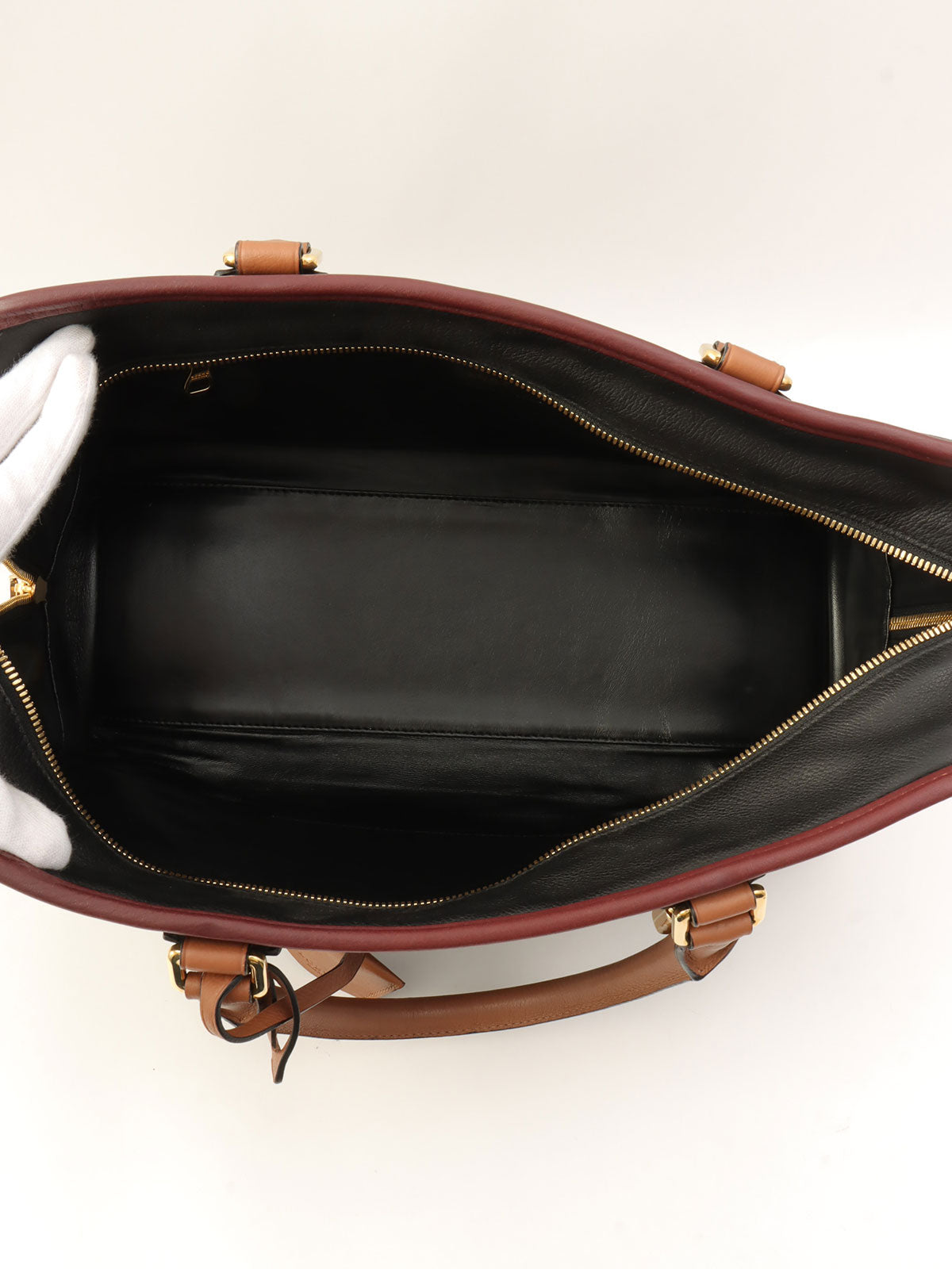 Anagram Amazona Boston Bag Black/Bordeaux/Brown