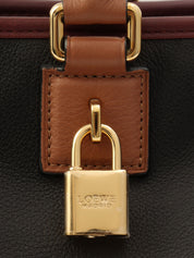 Anagram Amazona Boston Bag Black/Bordeaux/Brown