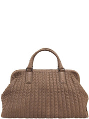 棕色编织手提包