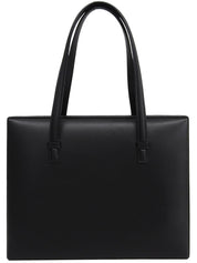 黑色压纹Logo手提包