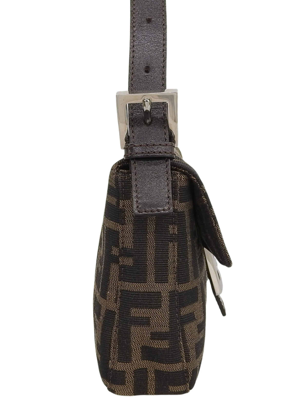 FF Zucca 图案妈妈水桶棕色