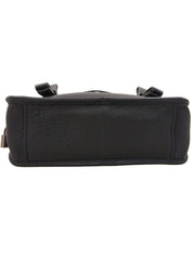 Logo Plate Ribbon Motif Bag Black
