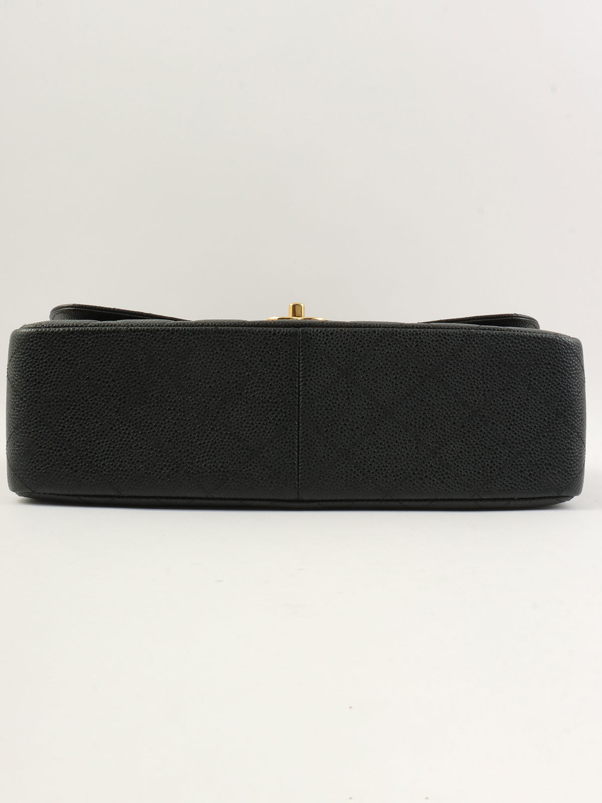 2012款鱼子酱纹经典翻盖链条包 30黑色