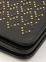 Around 2016 Made Studded CC Mark Wallet on Chain Black
