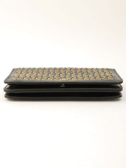 Around 2016 Made Studded CC Mark Wallet on Chain Black