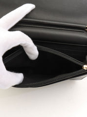 Around 2016 Made Studded CC Mark Wallet on Chain Black