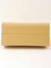 Vara 丝带扣手提包，赭石色