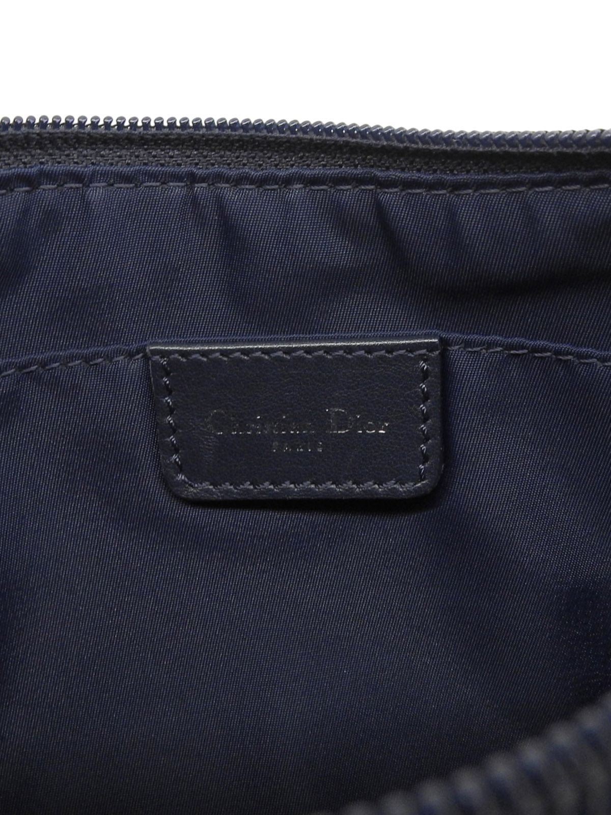 トロッターパターンショルダーバッグ ネイビー