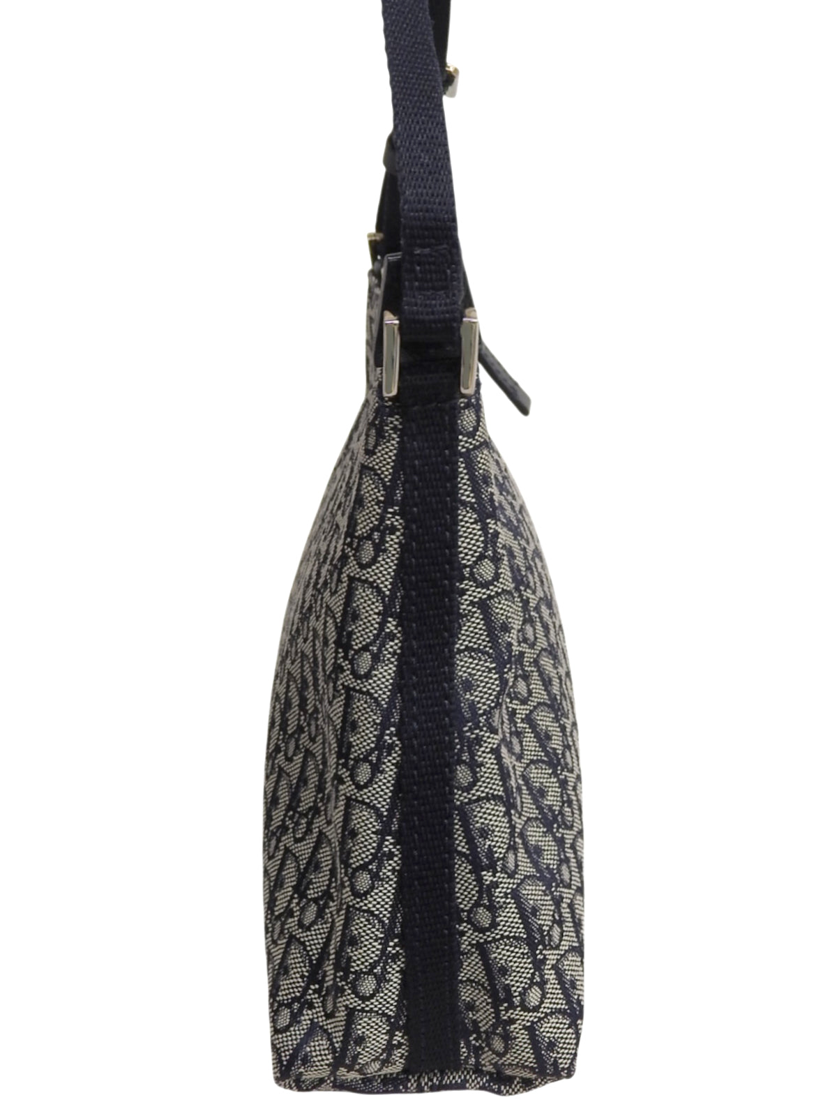 トロッターパターンショルダーバッグ ネイビー