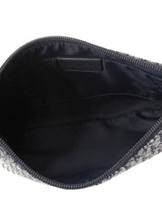 トロッターパターンショルダーバッグ ネイビー