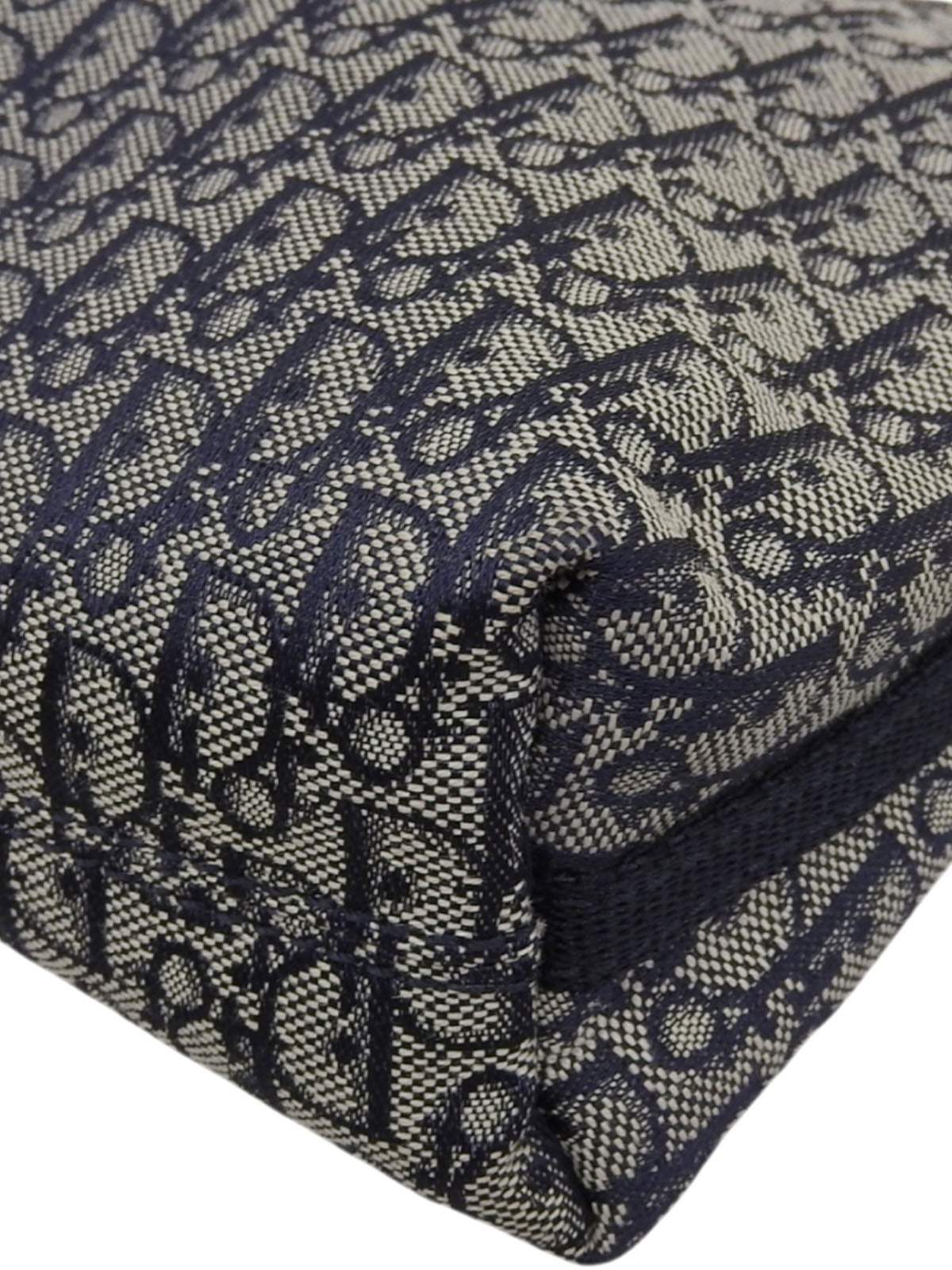 トロッターパターンショルダーバッグ ネイビー