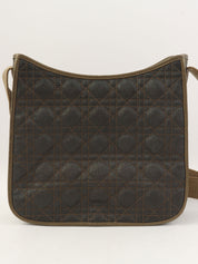 Cannage Stitch 单肩包 卡其色/黑色