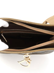 Cannage Stitch 单肩包 卡其色/黑色