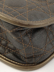 Cannage Stitch 单肩包 卡其色/黑色