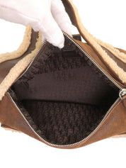 フライトラインムートンワンショルダーバッグ ブラウン