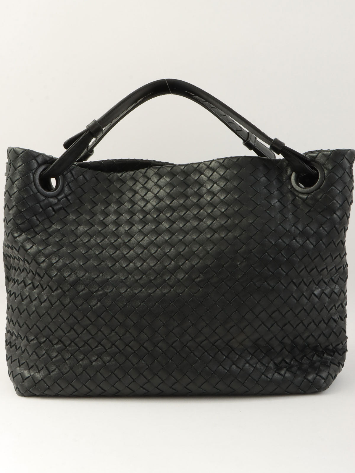 Intrecciato Tote Bag Black