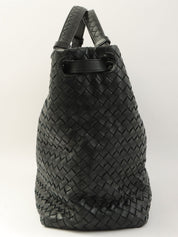 Intrecciato Tote Bag Black
