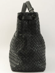 Intrecciato Tote Bag Black