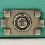 Around 2015 Boy Chanel Chain Shoulder Bag, Emerald Green