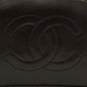 Matelassé Stitch CC Turn-Lock Backpack Black