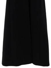 1997年羊绒CC标志纽扣长款黑色大衣