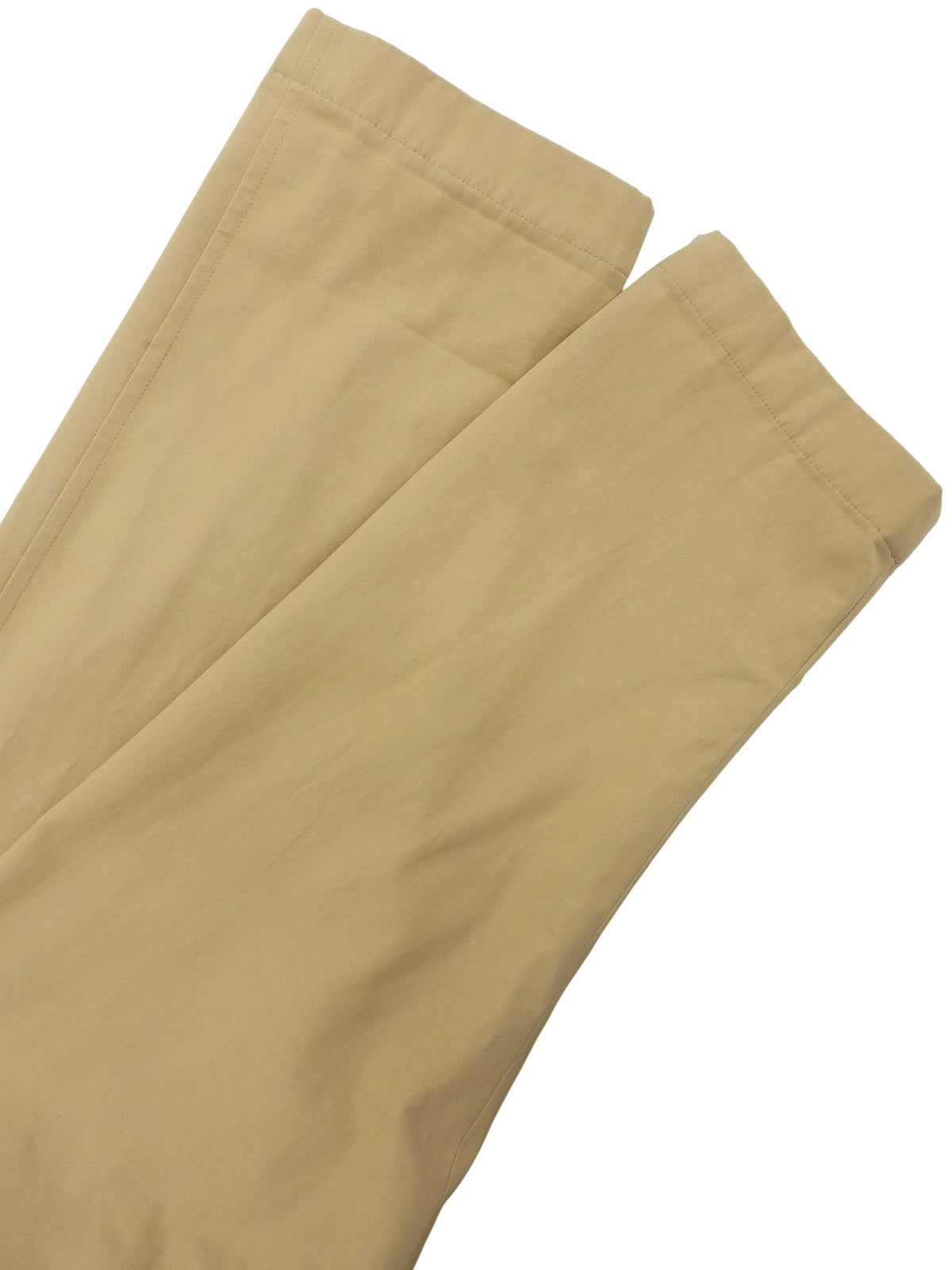 ノバチェックライニングロゴボタンフーデッドコート ベージュ