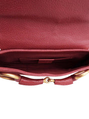 GGキャンバスホースビットプレートワンショルダーバッグ ピンク