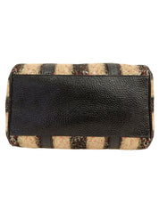 スパンコールミニボストンバッグ ブラック/マルチ