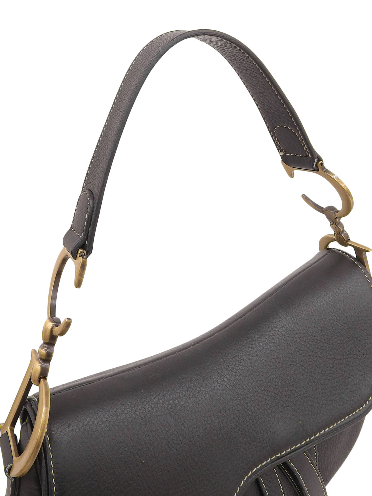 レザーサドルバッグ ブラック