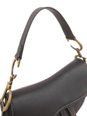 レザーサドルバッグ ブラック